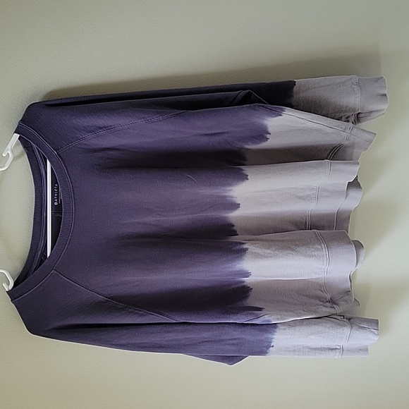 Athleta Sundown Dip Dye Crewneck Sweatshirt EUC Women Size X Large - Picture 3 of 7